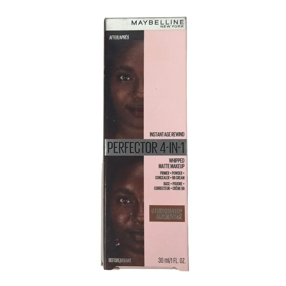 Maybelline Instant Age Rewind Perfector 4-In-1 Whipped Matte Makeup 04 Med Deep